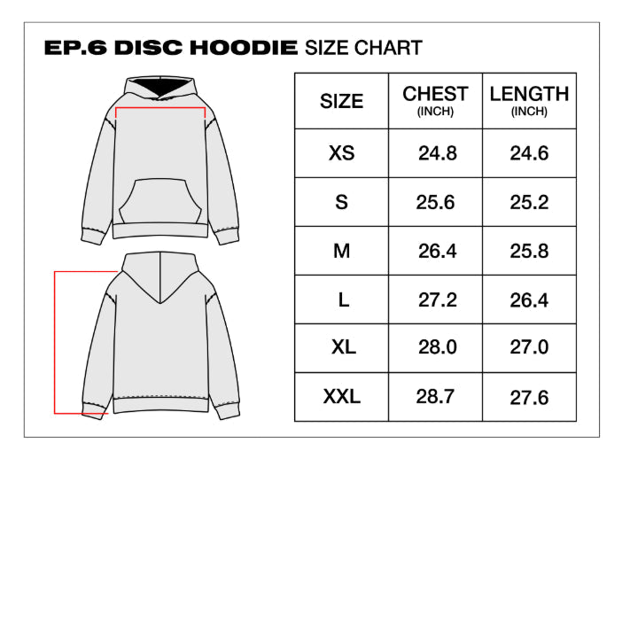 Baggy Disc Hoodie